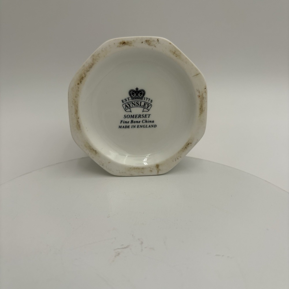 Aynsley Bud Case SOMERSET Floral Fruit Pattern Fine Bone China Made In England‎ - Picture 7 of 11